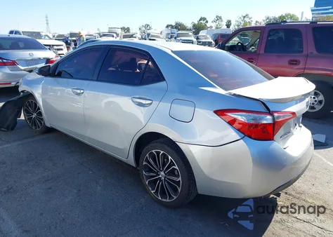 2014 Toyota Corolla S Plus из США, поврежденный, VIN 5YFBURHE0EP134425